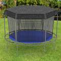 Trampoline Cover Wear Resistant Effective Easy to Use Practical Trampoline Shade 14 Feet For 6 Rods. 
