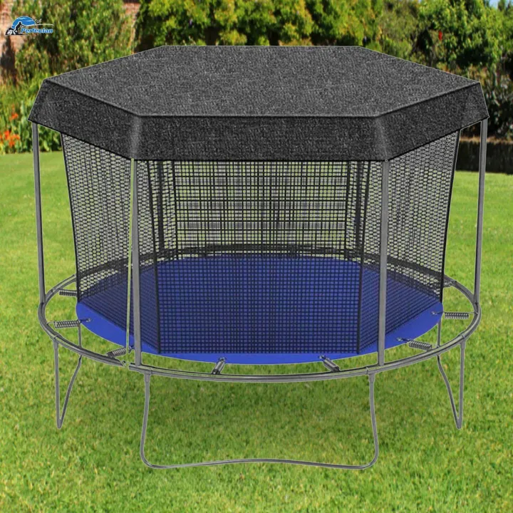 Trampoline%20Cover%20Wear%20Resistant%20Effective%20Easy%20to%20Use%20Practical%20Trampoline%20Shade%2014%20Feet%20For%206%20Rods%20-%20Image%203