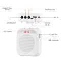 Sound Amplifier Portable Rechargeable Mini Voice Amplifier LED Display with MIC. 