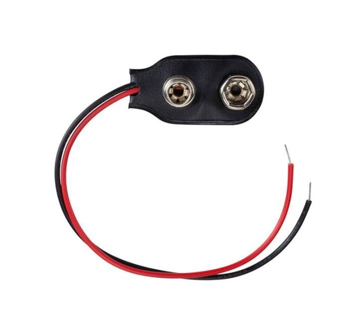 9V Battery Connector Snap Clip Buckle with Lead Wires