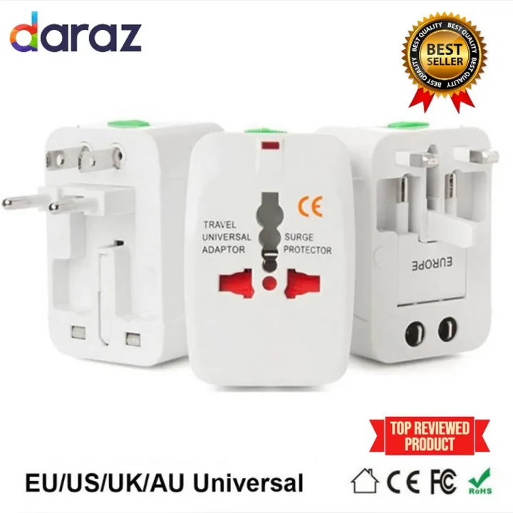 International Universal Travel Adapter AC Power Socket Charger Converter Euro Electric Plug EU UK US AU Plug