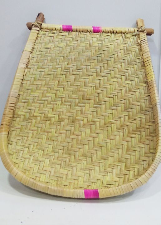 Cane%20winnowing%20Fan%20/%20Kulla%20Hand%20Carved%20Ceylon%20Traditional%20Style%20Kitchen%20Eco%20Tool%20-%20Image%203