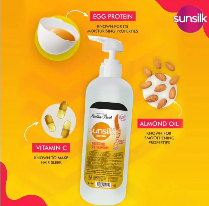 Sunsilk%20Soft%20&%20Smooth%20Conditioner,%201L%20-%20Image%204