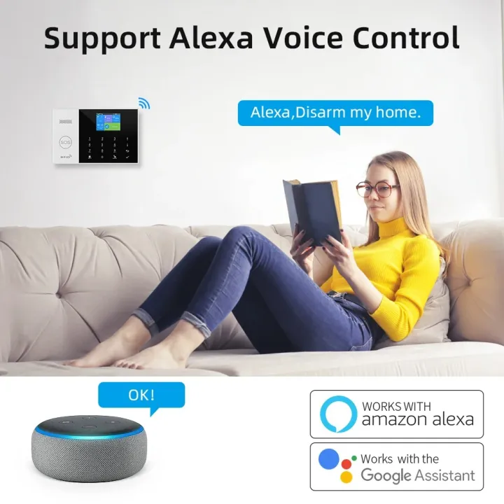 PGST%20PG105%20Tuya%20Alarm%20System%20WIFI%20GSM%20GPRS%20Burglar%20Home%20Security%20With%20PIR%20Motion%20Sensor%20Fire%20Smoke%20Detector%20-%20Image%205