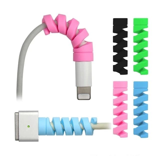 Multi Colored Cable Protector - 10 Pieces are included in one pack ...