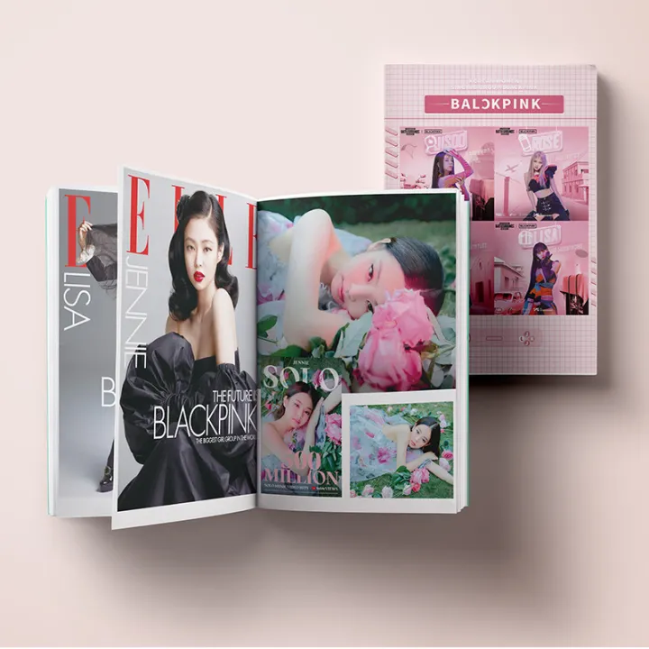 Kpop%20Black%20pink%20Album%20Book%20Lisa%20Jenny%20Jisoo%20Rose%20Photocard%20Art%20Book%20Poster%20Lomo%20Cards%20for%20Fans%20Gifts%20Collection%20Booklet%20-%20Image%203
