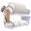 2 Layer Stainless Dish Rack. 