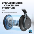 Anker Soundcore Space One, Active Noise Cancelling Headphones, 2X Stronger Voice Reduction, 40H ANC Playtime, App Control, LDAC Hi-Res Wireless, Comfortable Fit, Clear Calls, Bluetooth 5.3. 
