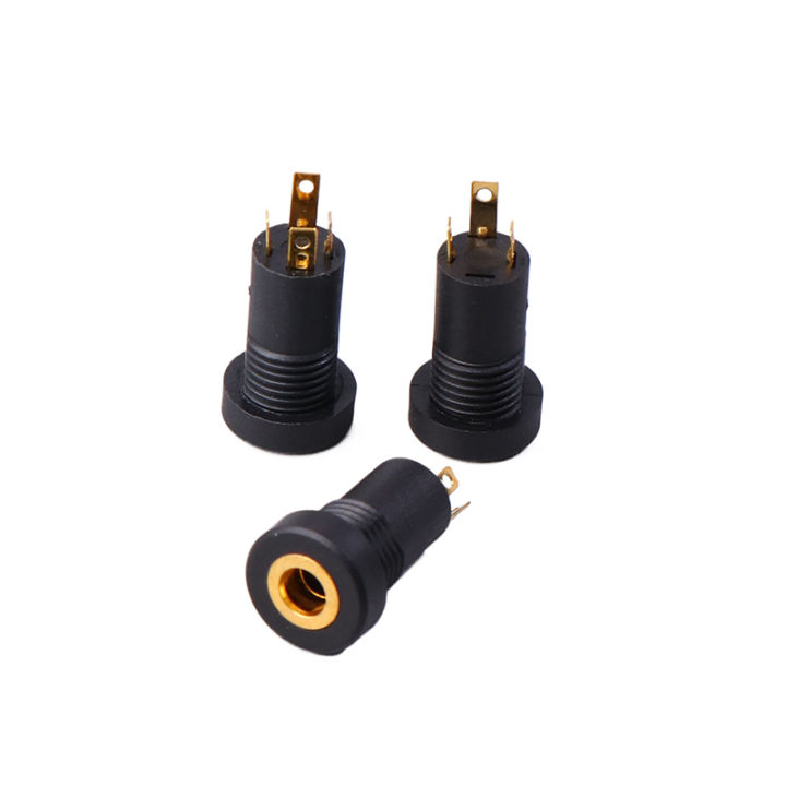 5Pcs%203/4Pin%20PJ392A%20Audio%20Jack%20Socket%203.5MM%20Headphone%20Female%20Socket%20Connector%20With%20Nut%203/4%20Pole%20Stereo%20Audio%20Socket%20Zhongweirui%20-%20Image%205