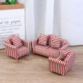 1:12 Dollhouse miniature sofa set furniture model doll house living room decor. 