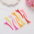 【WEJA】10Pcs/Set Professional Basic Hair Grip Clips Hairdressing Sectioning Cutting Hair Clamps Clip Plastic Salon Styling Hair Clips. 