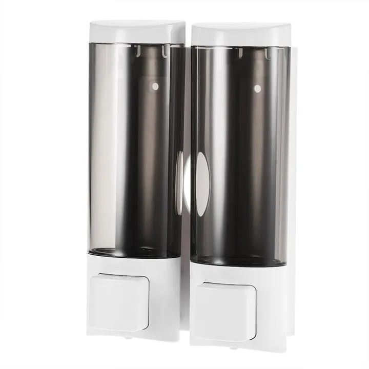 Wall mounted double liquid hand wash 200ml x 2 for hotel use