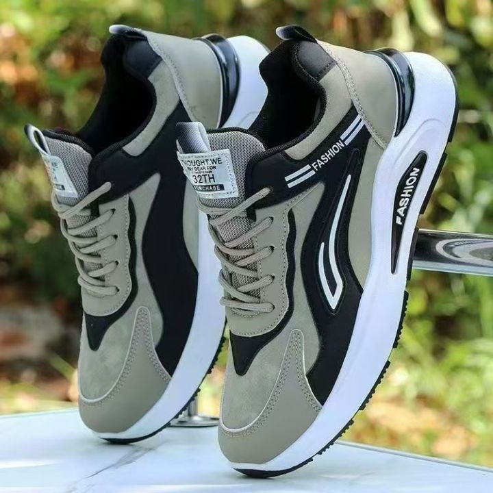 Autumn and Winter New Men's Shoes Non-Slip Casual Shoes Outdoor Sports Running Shoes Dad Shoes Large Size Sports Men's Shoes