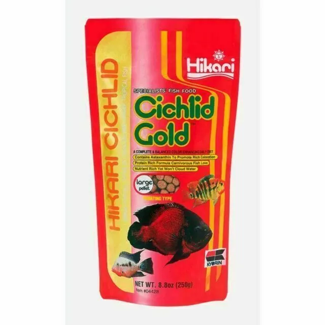 HIKARI FOODS, CICHLID foods, Cichlid Gold 250g Mini Pellets, Hikari Cichlid Gold, OSCAR Food
