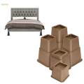 8 Pieces Bed Riser Adjustable Portable Chair Raisers for Chair Desk Sofa coffee. 