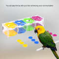 Parrot Puzzle Training Intellectual Development Color Separation Coin Box. 
