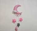 New baby room decoration pink macron hand made item wall hanging ornament. 