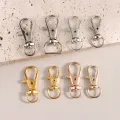 10Pcs Swivel Lobster Hook Clasp Keyring Snap Clasp Bag Jewelry Trigger Buckle MKL. 
