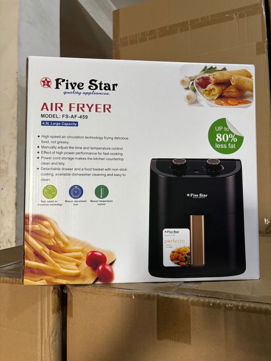 Five Star Premium Gold Touch FS-AF-459 4.5L Large Capacity Air Fryer