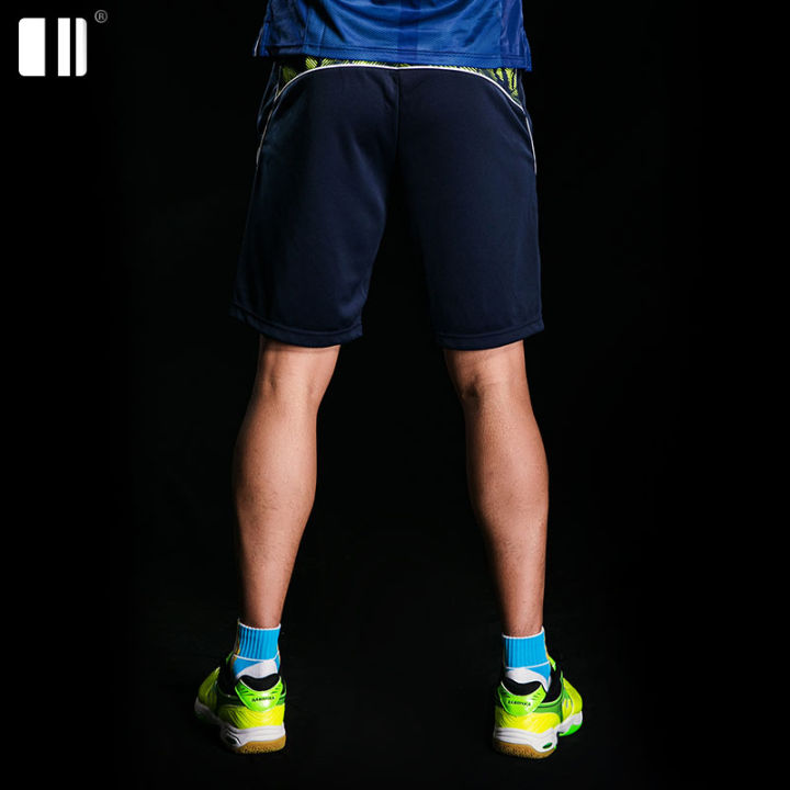 Single and Double Size Badminton Clothing Sports Shorts Men's Summer Quick-Drying Tennis Shorts Loose Breathable Running Pants Thin