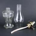 【Miga Plaza】Lamp Glass Oil Chimney Shade Replacement Lampshade Kerosene Clear Candle Shades Light Globes Cylinder Holder Tube Transparent. 