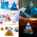 Transparent Epoxy resin mold Craft mold Triangle shape mold DIY 20mm-60mm size Pyramid mold for Jewelry making Crafting. 