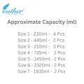 Set of 17 Pieces High Quality Plastic Containers with Cover.  Multi-Function Food Storage Containers. 