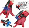 Spiderman Web Shooter Toy Kids Plastic Spiderman Launcher Gloves Wrist Toys Set Gift For Kids Spider Web Shooting Game - 2 Sets of Kids Spider Hero Role Play Launcher Gloves with Wrist Toy Set, Movie Theme, Plastic & Nylon Material. 
