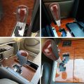 Wood Grain Car Gear Shift Knob for / Fortuner Crown Lever Shifter Stick Black. 