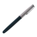 616 Fountain Pen Hooded Silver Nib Green Barrel Small Vintage. 