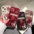 Jizetin Pipe for Xiaomi Redmi 11t + 4g Pro 4G Note 12 Turbo 5g soft silicon Square Ladder Camera fully wrapped spider man super hero anti-shock protective case. 