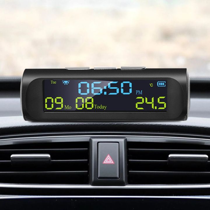 Solar%20Car%20Digital%20Clock%20With%20LCD%20Time%20Date%20In-Car%20Temperature%20Display%20for%20Outdoor%20Personal%20Car%20Part%20Decoration%20Car%20Accessories%20-Black%20-%20Image%203