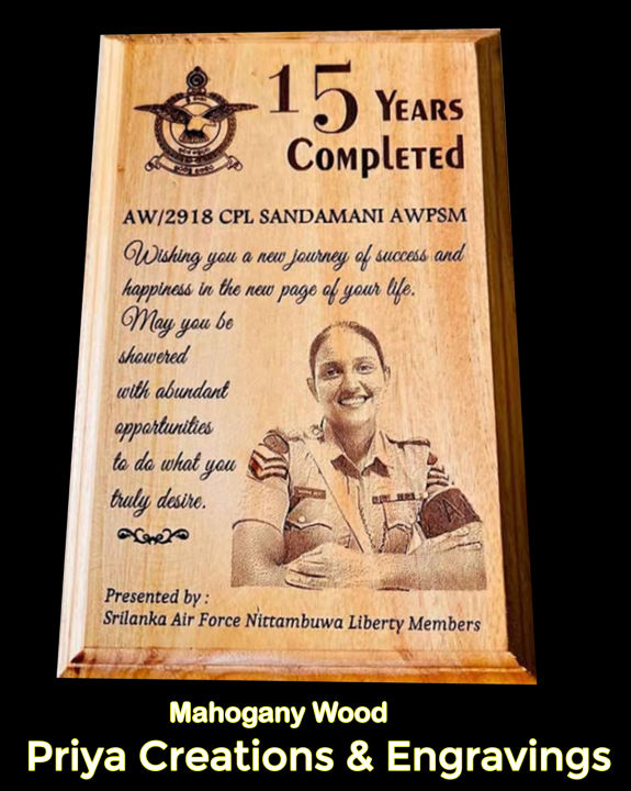 12"X18"%20Wooden%20laser%20Engraved%20Frame%20in%20Mahogany%20-%20Image%205