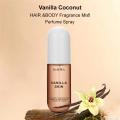 50ml Coconut Vanilla Skin Body Mist, Vanilla Essential Oil For Skin, Long-Lasting Hair Body Fragrance Mist Spray For Women. 