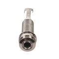 Mono Long Input Output Threaded Guitar Barrel Jack  1/4 inch. 
