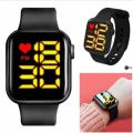 LED Digital Fashionable Luxury Silicone Band Sports Belt Watch for Smart Men Boys Gents Ladies Unisex Black Pink Blue Grey Red Green 178644914 STYLES-CMB (PVT) LTD. 