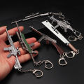 【HOT】 Keychain M24 AWM M4A1 AKM Keyring Pubg Jewelry Accessories. 