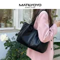 MATEYOYO Fashion Tote Bag Women's Travel Bag Large Capacity Bag Simple Shoulder Bag Shining PU Tote Handbag Magnetic Buckle Design Ladies Sling Shopping Bag Lunch Bag. 