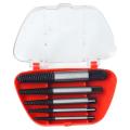 【StyleVoyager】5pcs/set Screw Extractors Damaged Broken Screws Removal Tool for Removing the Damaged Bolts Screw Extractor Center Drill Bits. 