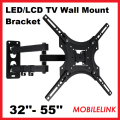 TV Wall Mount Bracket 32-55 Inch LED LCD Full Motion TV Bracket Wall Mount Fully Adjustable Rotatable Stand (P4s) 32 40 42 43 50 55 inch. 