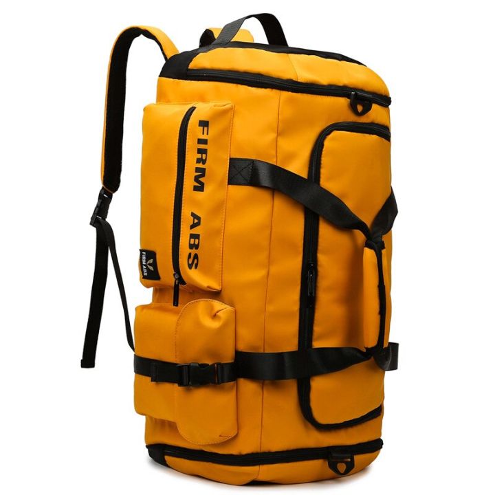 Large-capacity travel bag wet and dry outdoor sports fitness bag men's basketball backpack cycling bag independent shoe bin