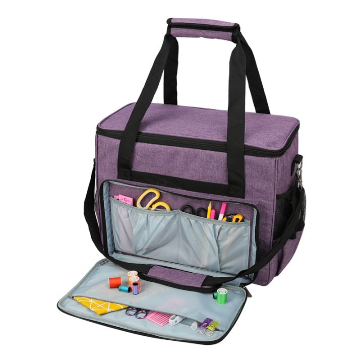 Sewing%20Machine%20Storage%20Organizer%20Sewing%20Machine%20Bag%20Tl%20Tote%20Bag%20for%20Most%20Standard%20Sewing%20Machines%20and%20Accessories%20Gray%20-%20Image%206