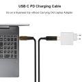 USB Type C to DC 3.0x1.1mm 3.0*1.1 Male Plug Converter PD Charging Cable Cord for Acer Aspire 19V Laptop Power Adapter 1.5m 5ft. 