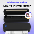Portable Thermal Transfer Printer Wireless,Multi-Size,Eco-Friendly for Windows System,Mac Os System,Phone,Tablet,Android. 