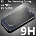 9H Tempered Glass For Samsung Galaxy S3 GT-I9300 S3 DUOS I9300i S3 NEO I9301 i9301i Screen Protector Cover GLAS Sklo Caso Capa. 