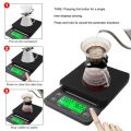 3kg/0.1g 5kg/0.1g Drip Coffee Scale With Timer Portable Electronic Digital Kitchen Scale High Precision LCD Electronic Scales. 
