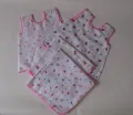 New born baby nappies with frocks 6 pcs 18" X 18"  for girls and boys. 