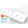 Tuya WiFi Smart Power Strip EU UK US Electrical Plug Sockets 4 Way USB Outlets Extention Cord Remote By Alexa Google Home. 