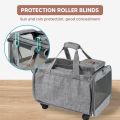 2in1 Extra-Large Pet Carrier Trolley Cat Carrier Cage Beg Kucing Murah Beg Roda Kucing Bag Kucing Travel Pet Carrier Bag Pet Trolley Case Detachable Universal Wheel Breathable Foldable Large-capacity Dog Bag. 