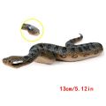 New Realistic Rubber Toy Snake North Green Anaconda Scary Halloween Props Toy. 
